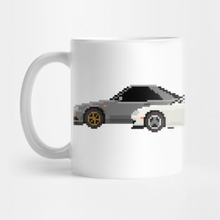 JDM Sports Car Combo Pixelart Mug